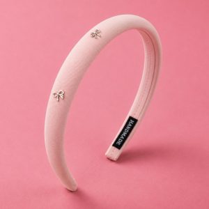 Minimalist Pink Padded Headband, Chic Everyday Hair Accessory