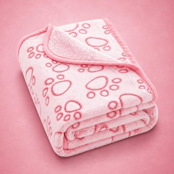 Pink Soft Fluffy High Quality Pet Blanket