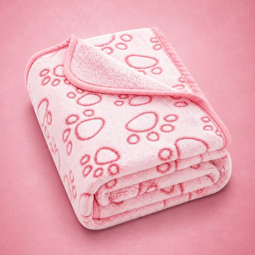Pink Soft Fluffy High Quality Pet Blanket