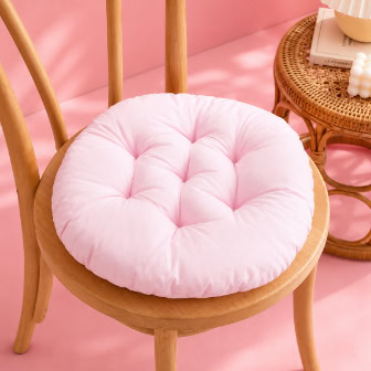 Soft Round Seat Cushion, Cozy Padded Chair Pillow
