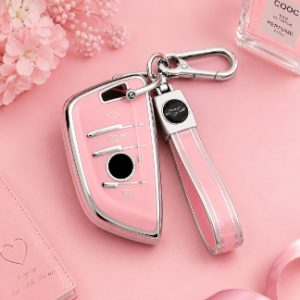Stylish Pink Car Key Case
