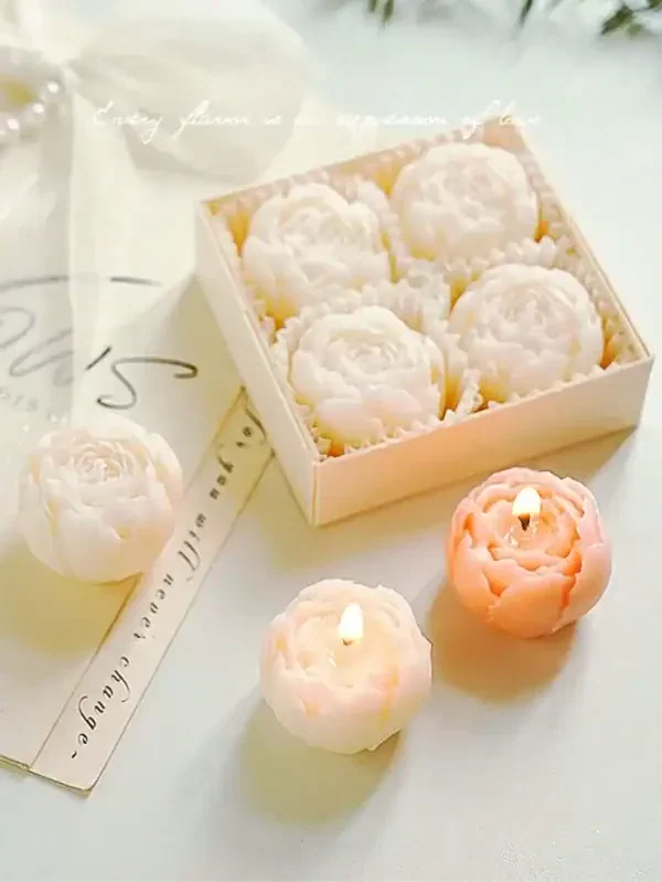 Rose Blossom Scented Candle Gift Set - Image 4