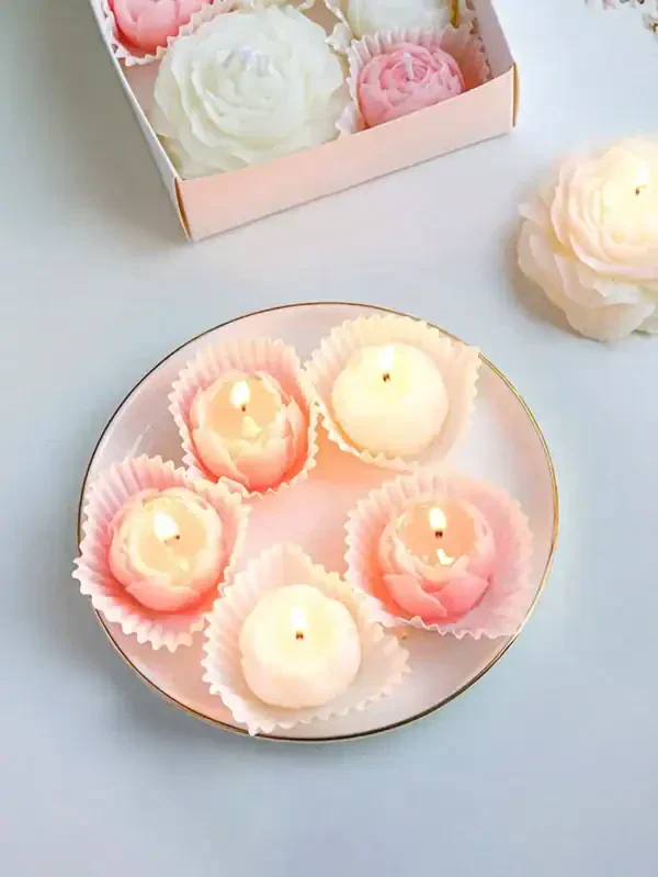 Rose Blossom Scented Candle Gift Set - Image 6