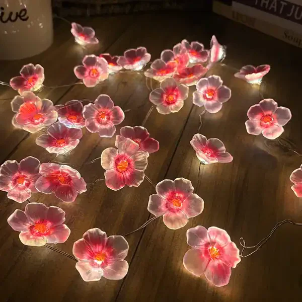 Cherry Blossom Fairy String Lights - Image 2