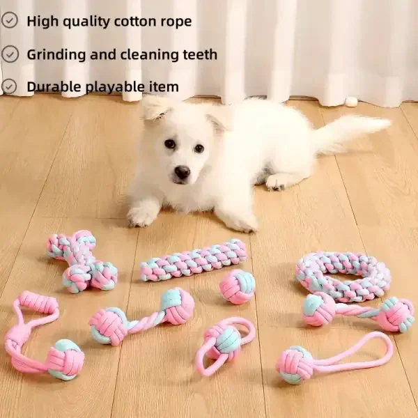 Rope Tug & Ball Dog Toy - Image 3