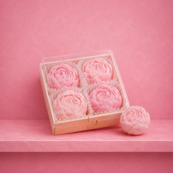Rose Blossom Scented Candle Gift Set