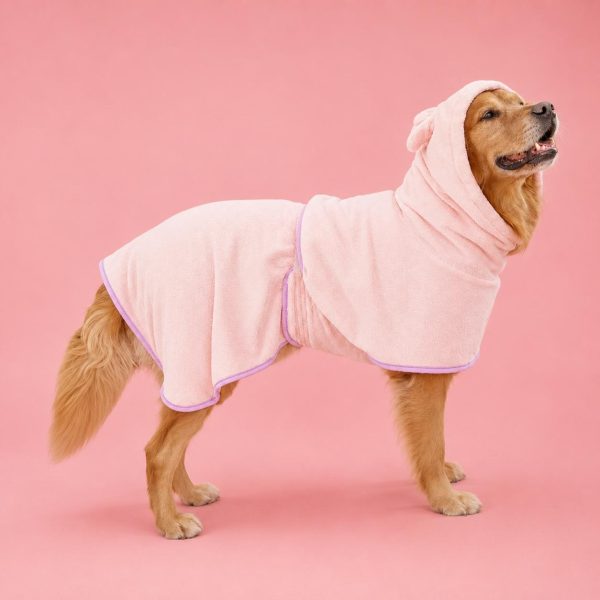 Hooded Pet Bathrobe Towel