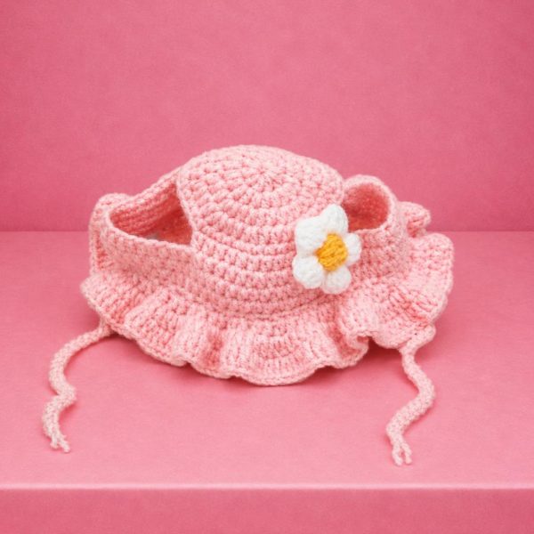 Knitted Pet Bucket Hat