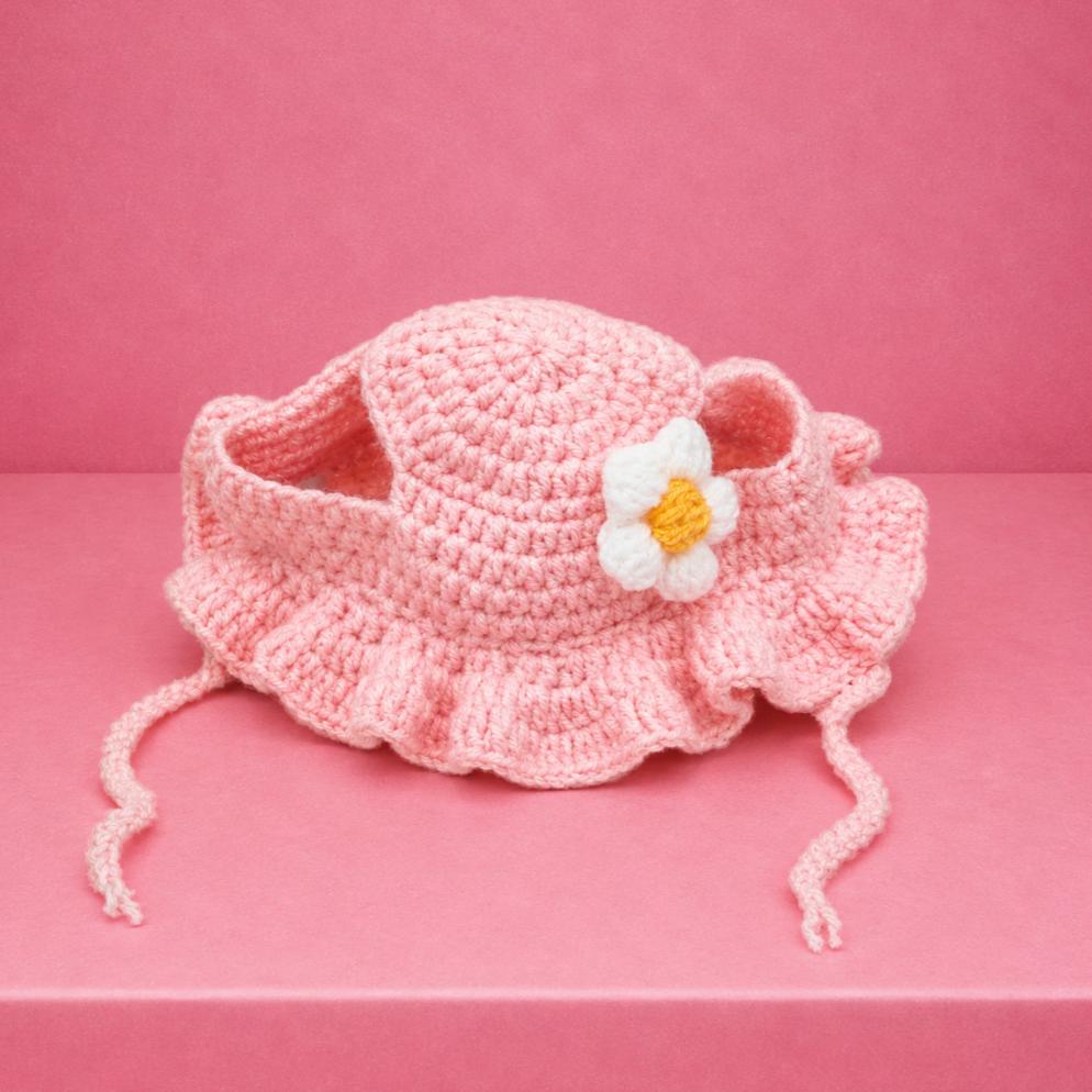 Knitted Pet Bucket Hat