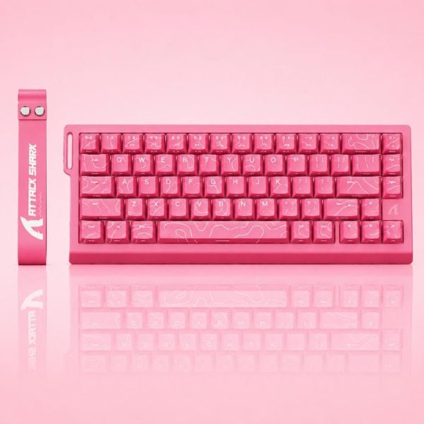 Pink Magnetic Mechanical Gaming Keyboard